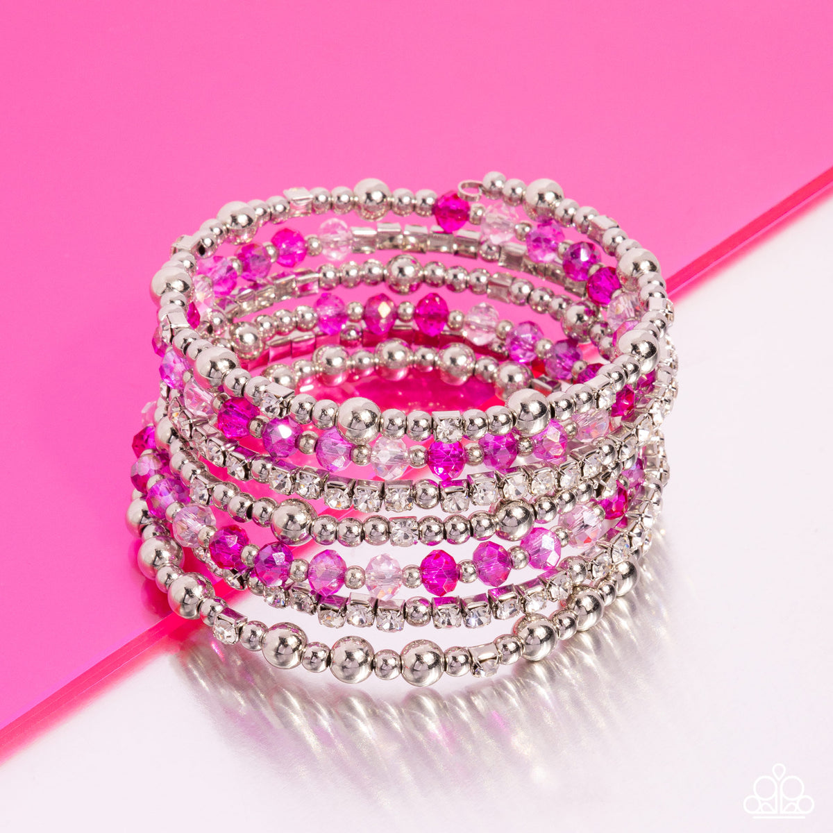 ICE Knowing You Pink Infinity Wrap Bracelet - Paparazzi Accessories