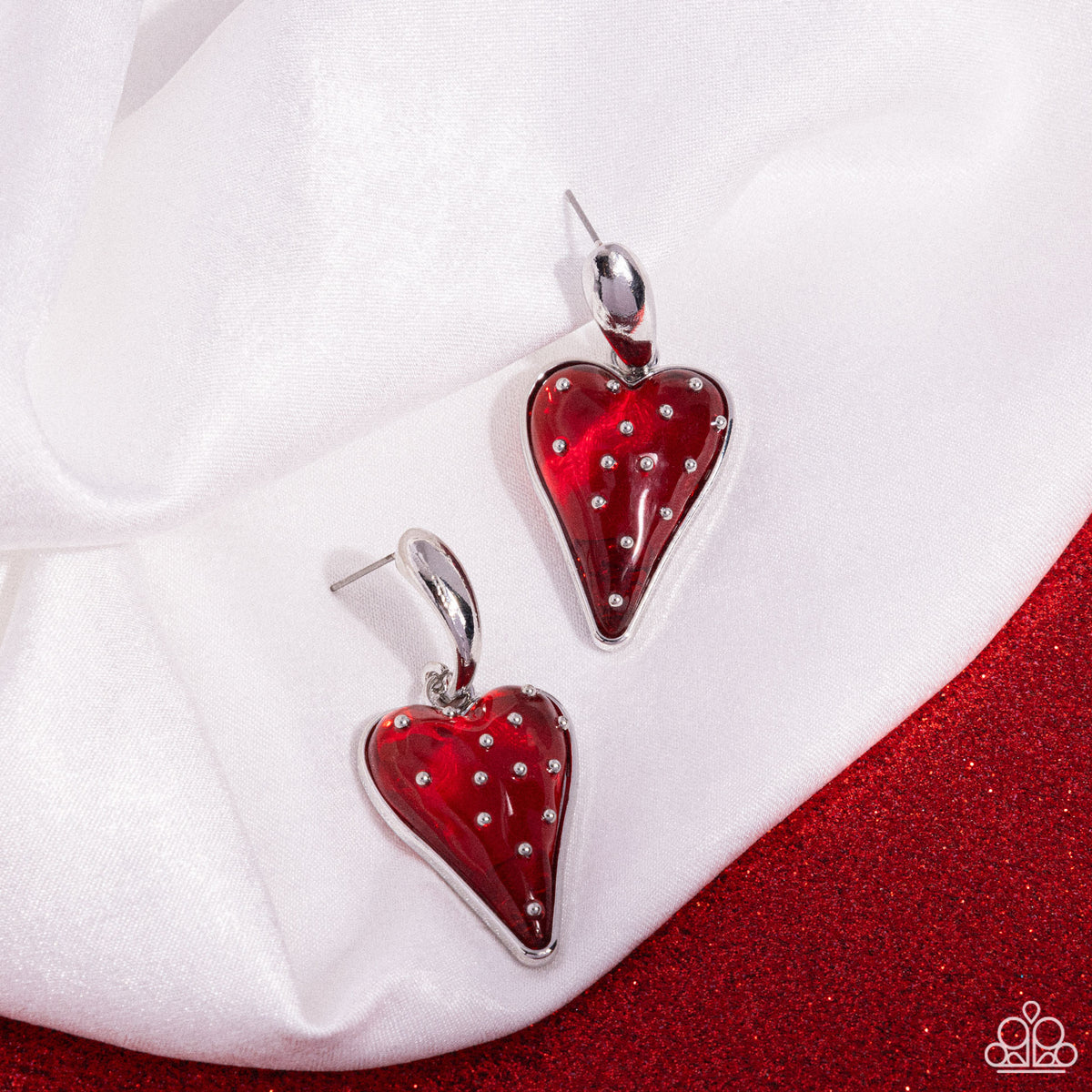 Glossy Goodwill Red Strawberry Earrings - Paparazzi Accessories
