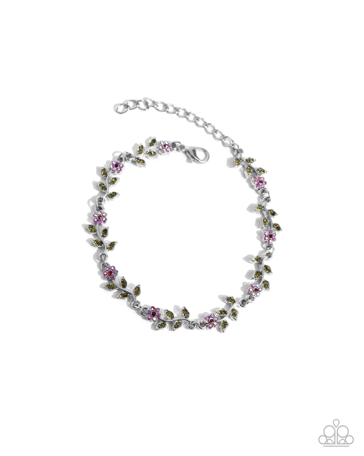 Estate Grounds & Personal Estate Red Floral Necklace & Bracelet Set - Paparazzi Accessories