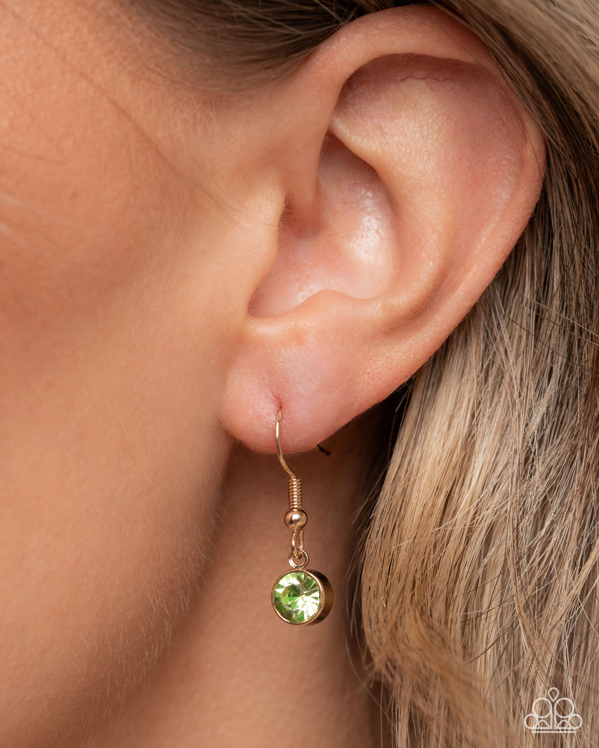 Fortunate Favor & Fortunate Fanfare Green Shamrock Necklace & Ring Set - Paparazzi Accessories