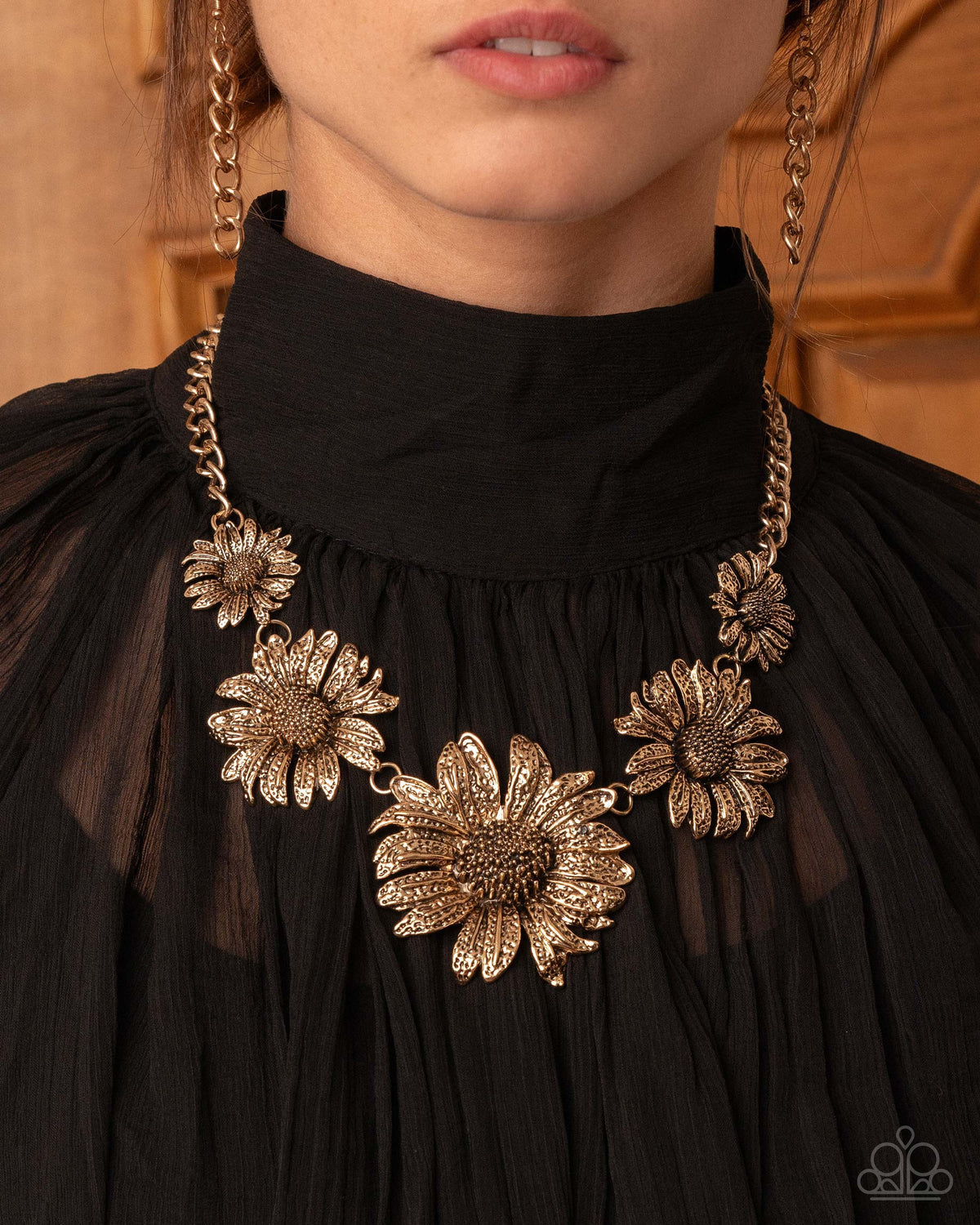 Sunflower Spring Gold Necklace - Paparazzi Accessories