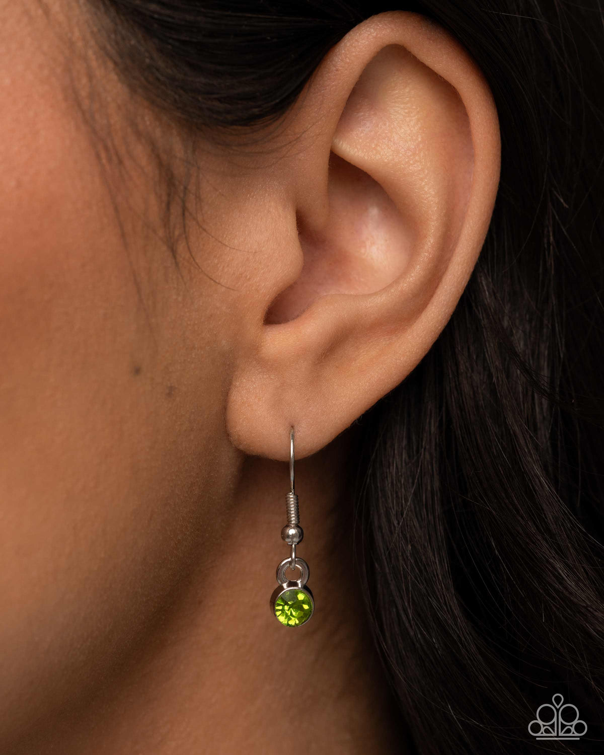 Captivating Chic Green & Blue Rhinestone Necklace & Bracelet Set - Paparazzi Accessories