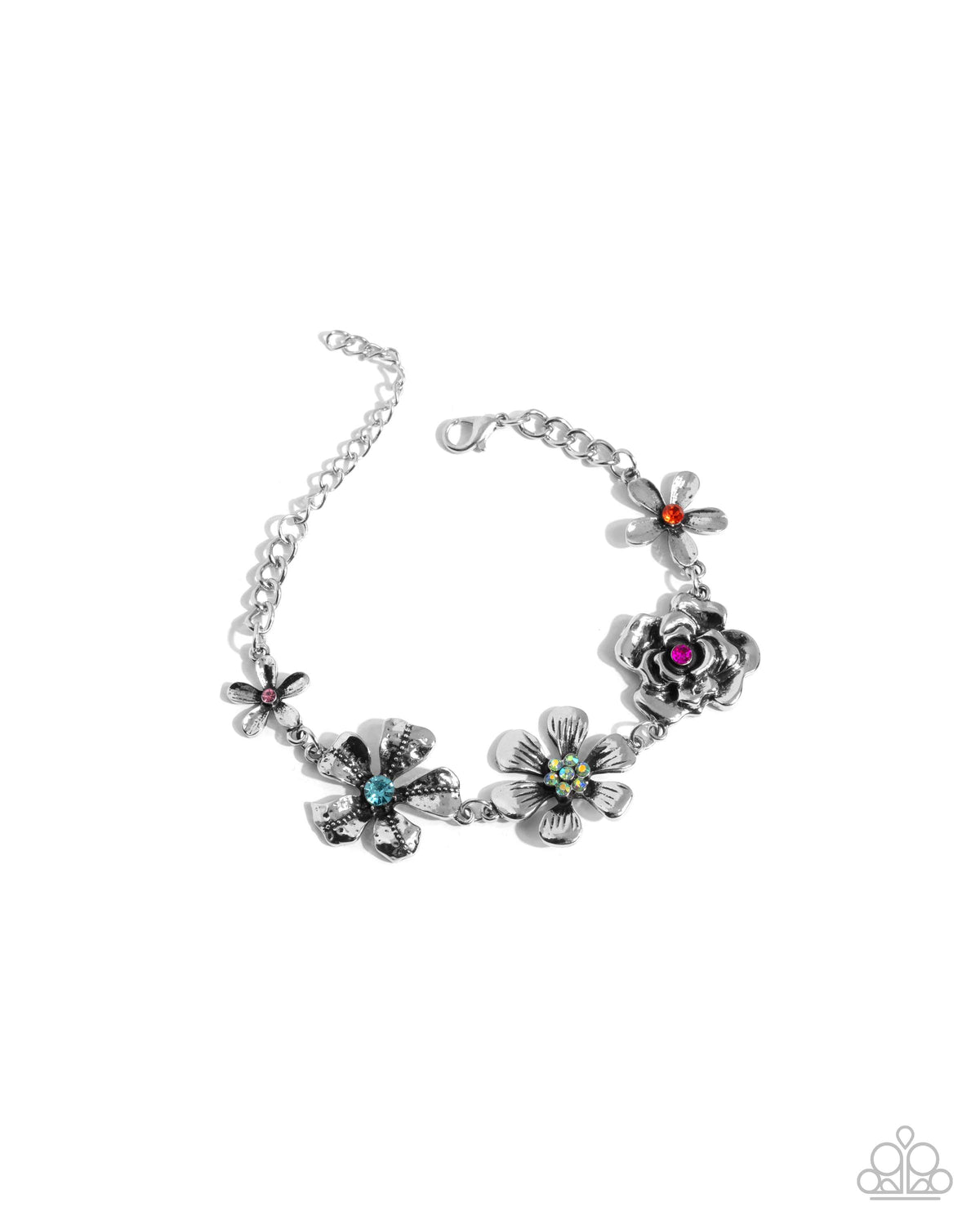 Floral Fate Multi Necklace & Bracelet Set - Paparazzi Accessories