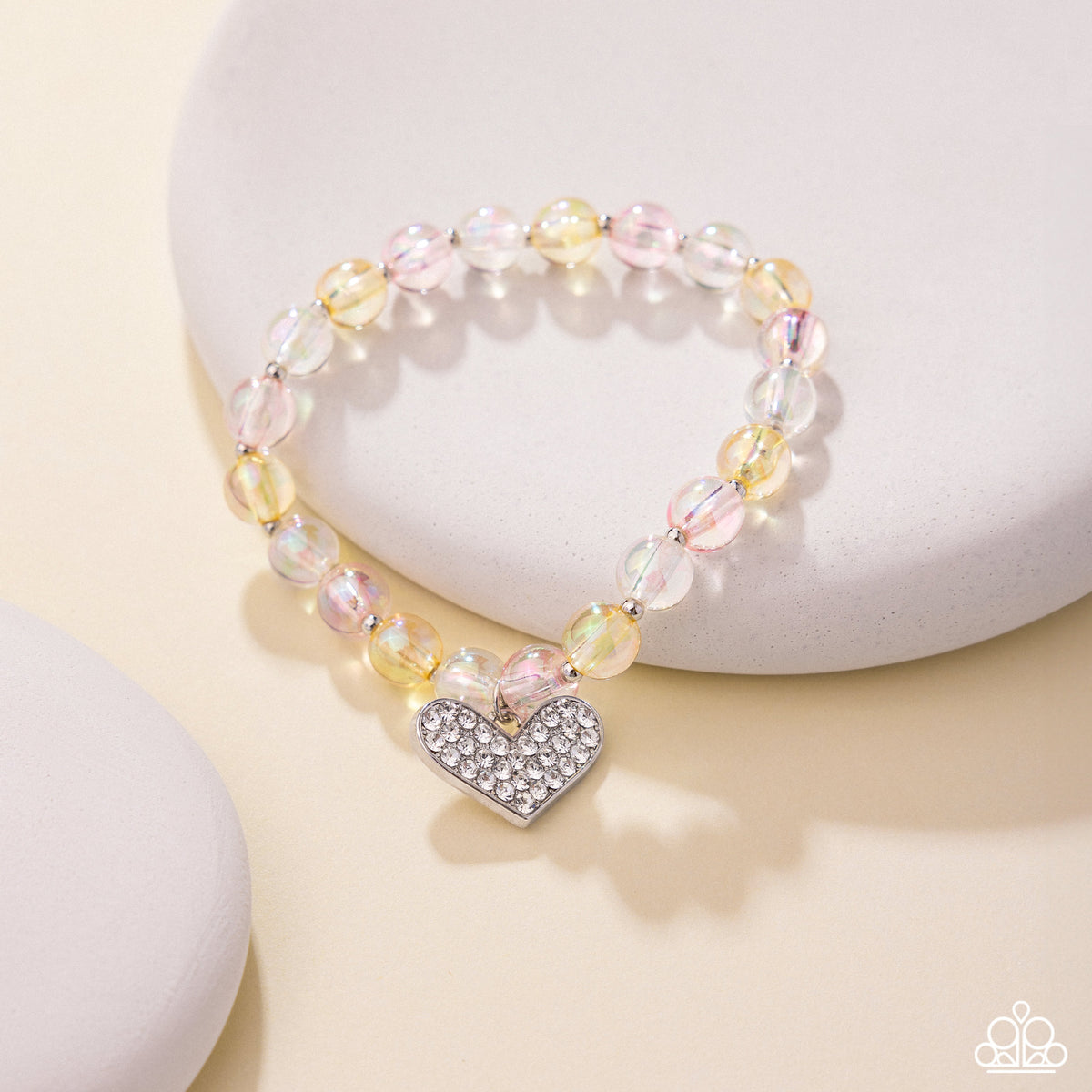 Polished Promise Yellow Heart Bracelet - Paparazzi Accessories