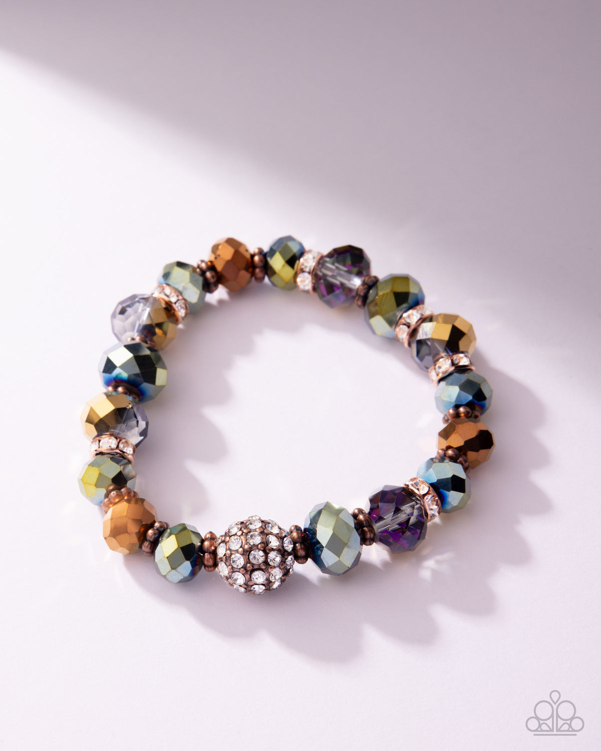 Traditional Thrill Copper & Multi Bracelet - Paparazzi Accessories