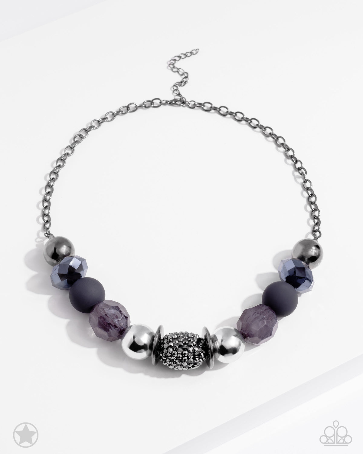 A Warm Welcome Black Necklace - Paparazzi Accessories- stylized on model - CarasShop.com - Paparazzi Jewelry by Cara Jewels