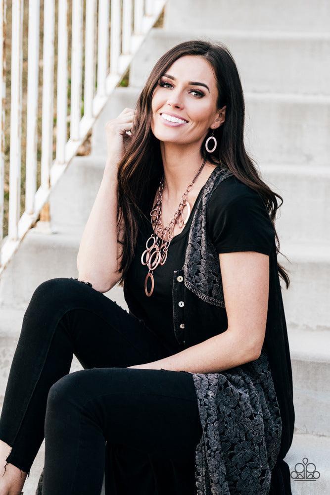A Copper Spell Copper Necklace - Paparazzi Accessories