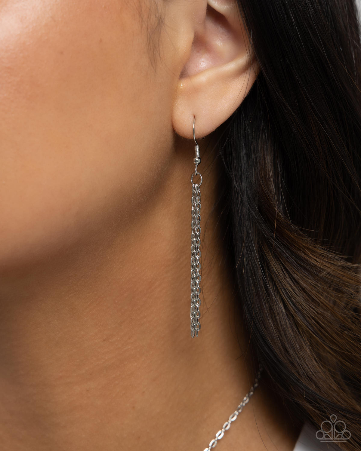 Aerial Addition Yellow Rhinestone Butterfly Necklace - Paparazzi Accessories - free matching earrings -CarasShop.com - Paparazzi Jewelry by Cara Jewels