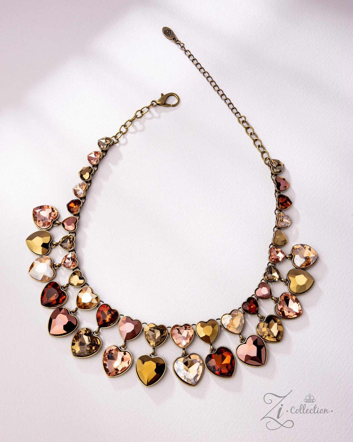 Affectionate 2025 Zi Collection Necklace - Paparazzi Accessories- Flat Lay -CarasShop.com - Paparazzi Jewelry by Cara Jewels