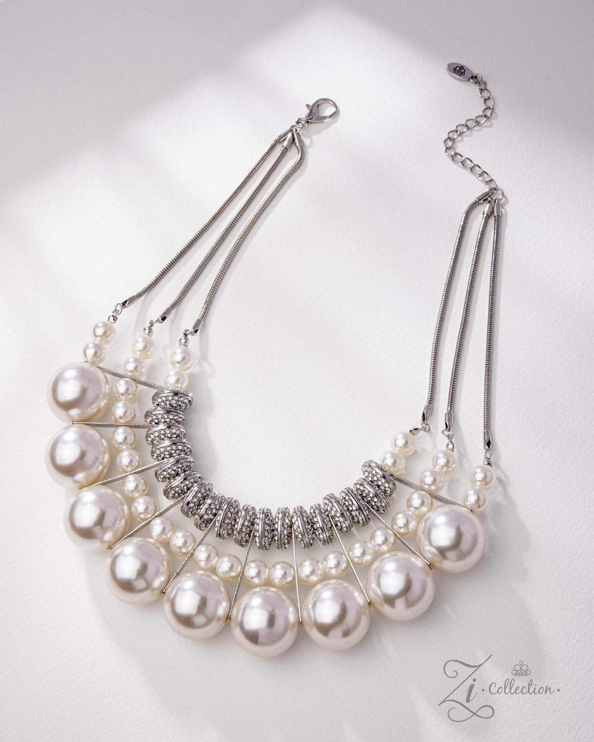 Affluent 2025 Zi Collection Necklace - Paparazzi Accessories- Flat Lay -CarasShop.com - Paparazzi Jewelry by Cara Jewels