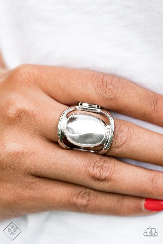 All Shine All The Time Silver Ring - Paparazzi Accessories