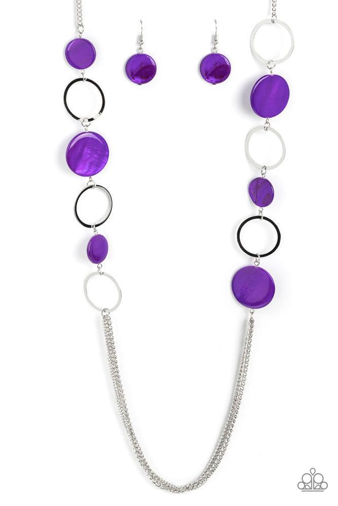 Beach Hub Purple Necklace - Paparazzi Accessories