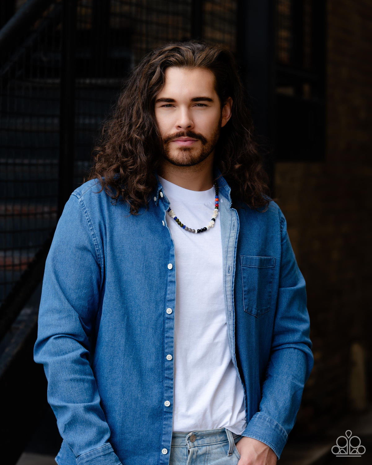 Beaded Bravery Multi Urban Necklace - Paparazzi Accessories - free matching earrings -CarasShop.com - Paparazzi Jewelry by Cara Jewels