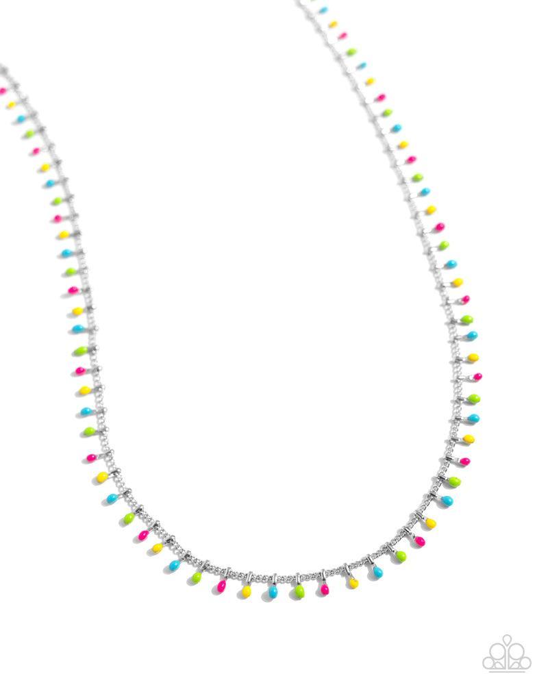 Bermuda Beads Yellow Necklace - Paparazzi Accessories