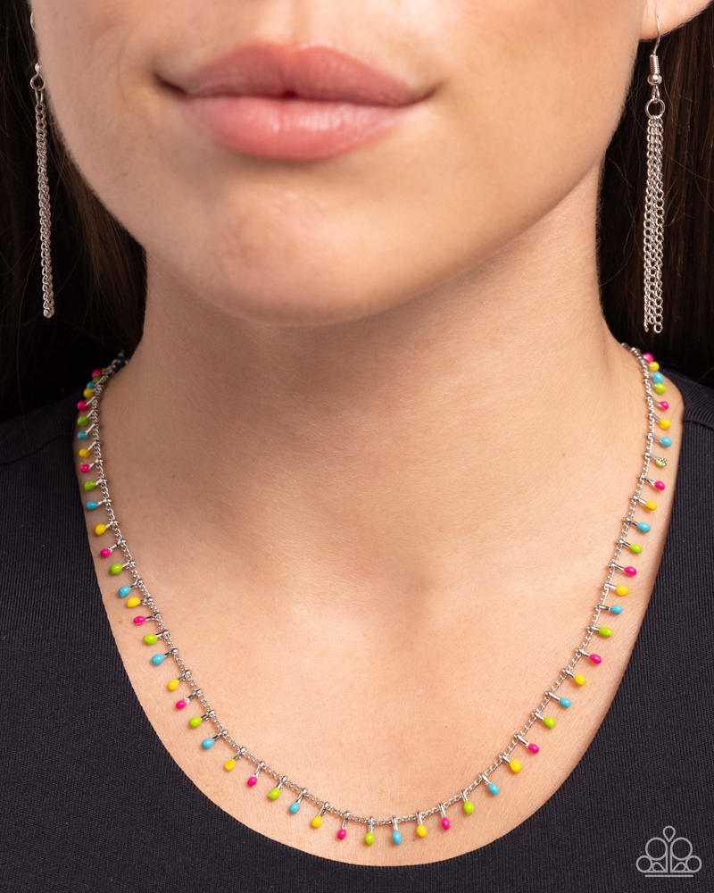 Bermuda Beads Yellow Necklace - Paparazzi Accessories