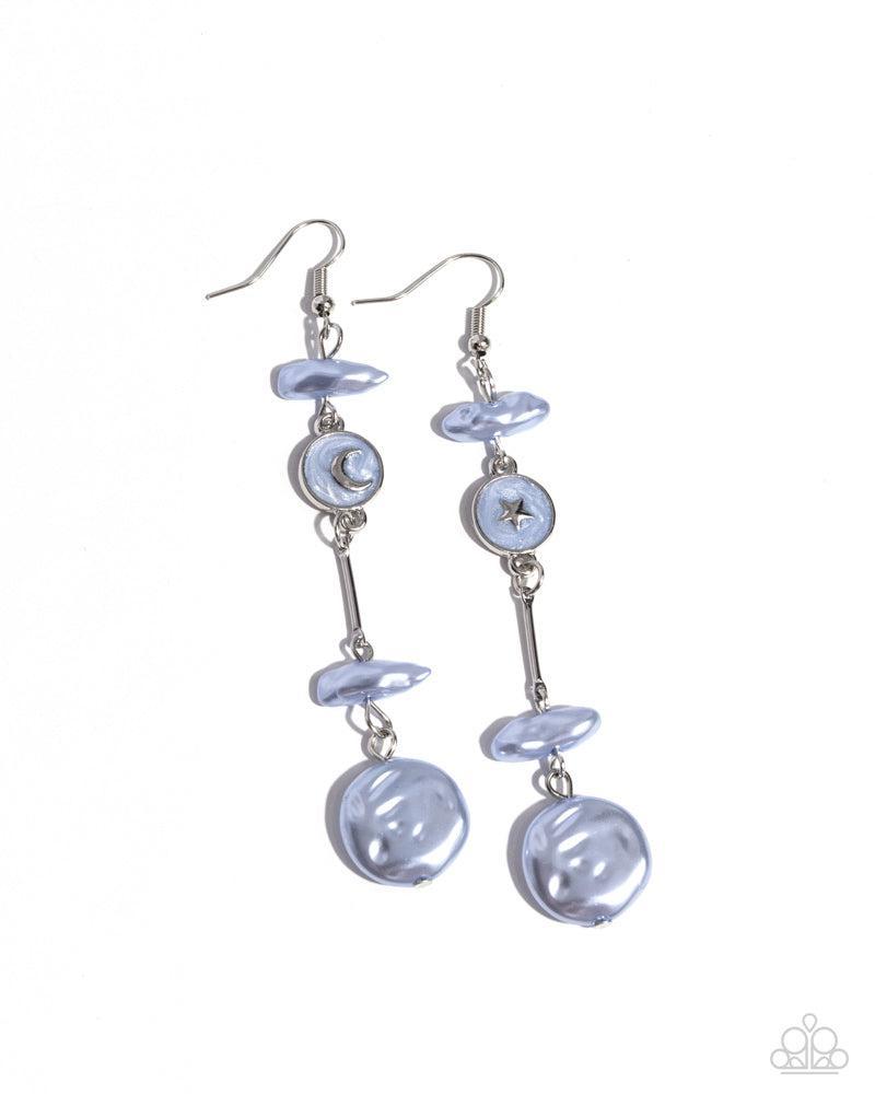 Blissful Balance Blue Earrings - Paparazzi Accessories