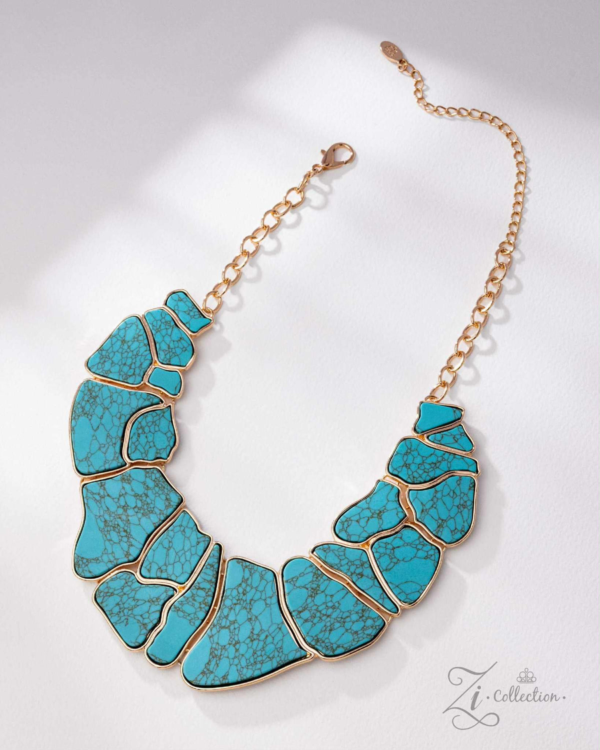 Boundless 2025 Zi Collection Necklace - Paparazzi Accessories- Flat Lay -CarasShop.com - Paparazzi Jewelry by Cara Jewels
