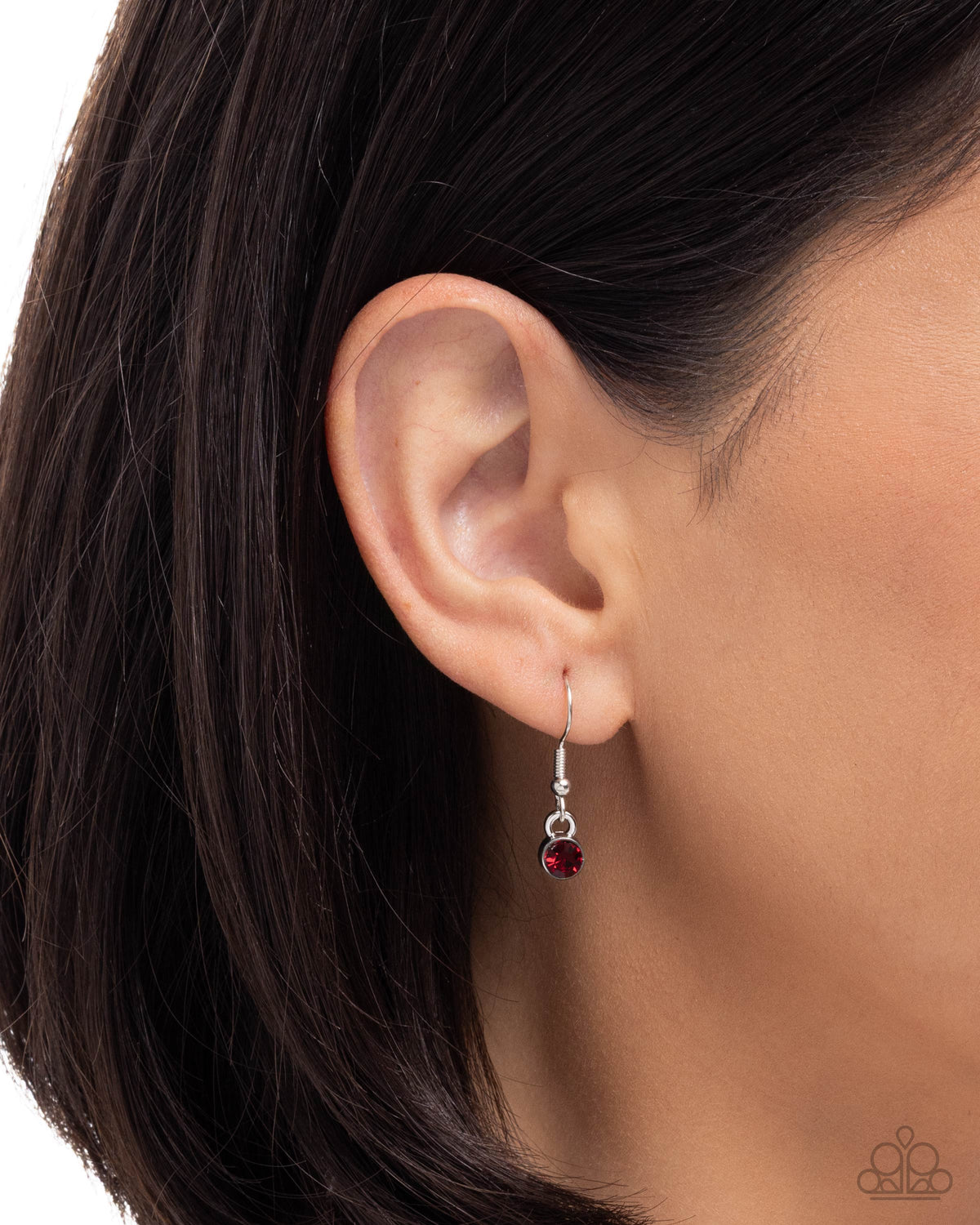 Boyfriends Gift Red Rhinestone Necklace - Paparazzi Accessories - free matching earrings - CarasShop.com - Paparazzi Jewelry by Cara Jewels