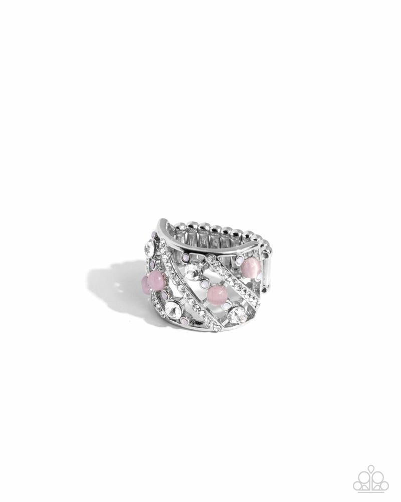 Bubbles for Brunch Pink Ring - Paparazzi Accessories