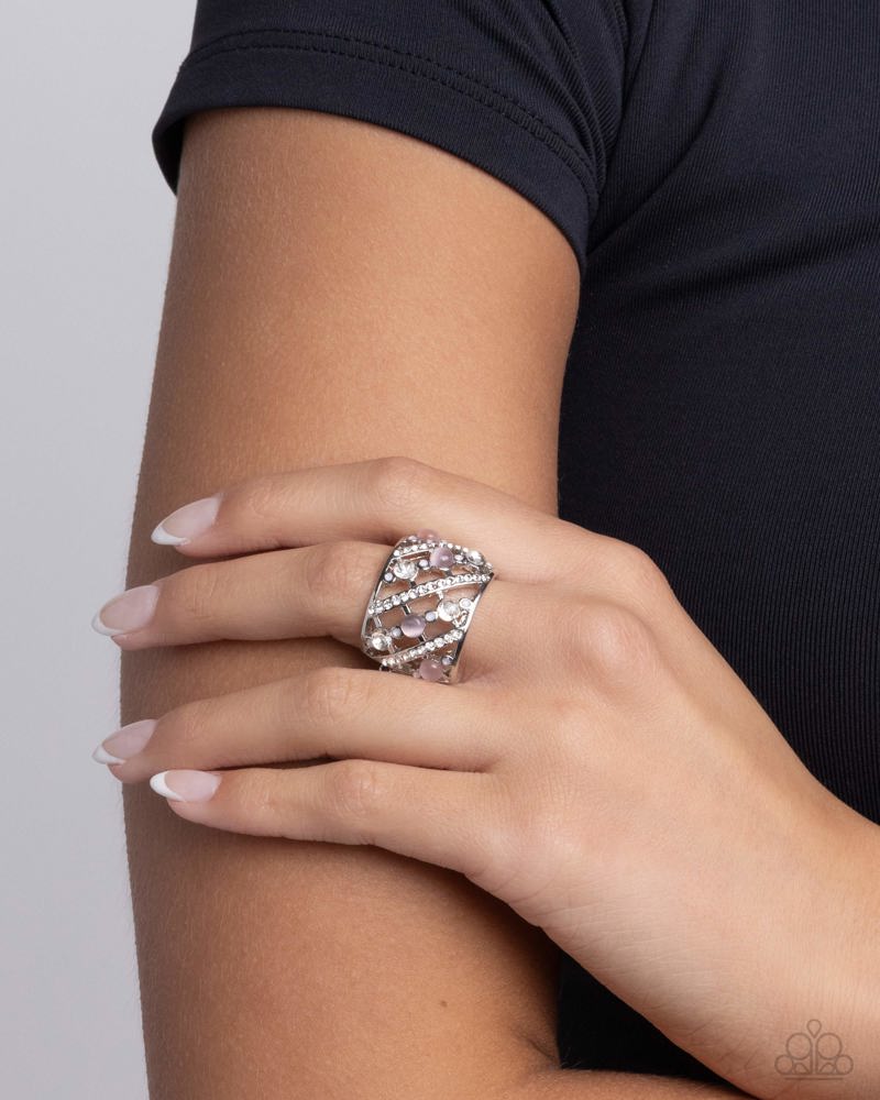 Bubbles for Brunch Pink Ring - Paparazzi Accessories