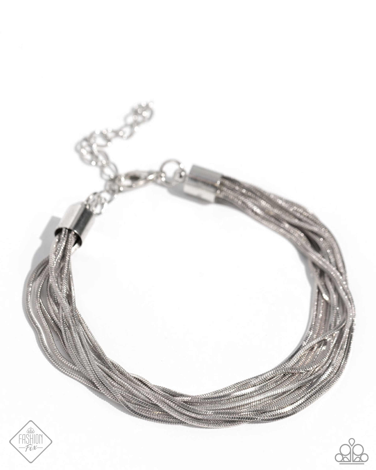 By a Show of STRANDS Silver Bracelet - Paparazzi Accessories