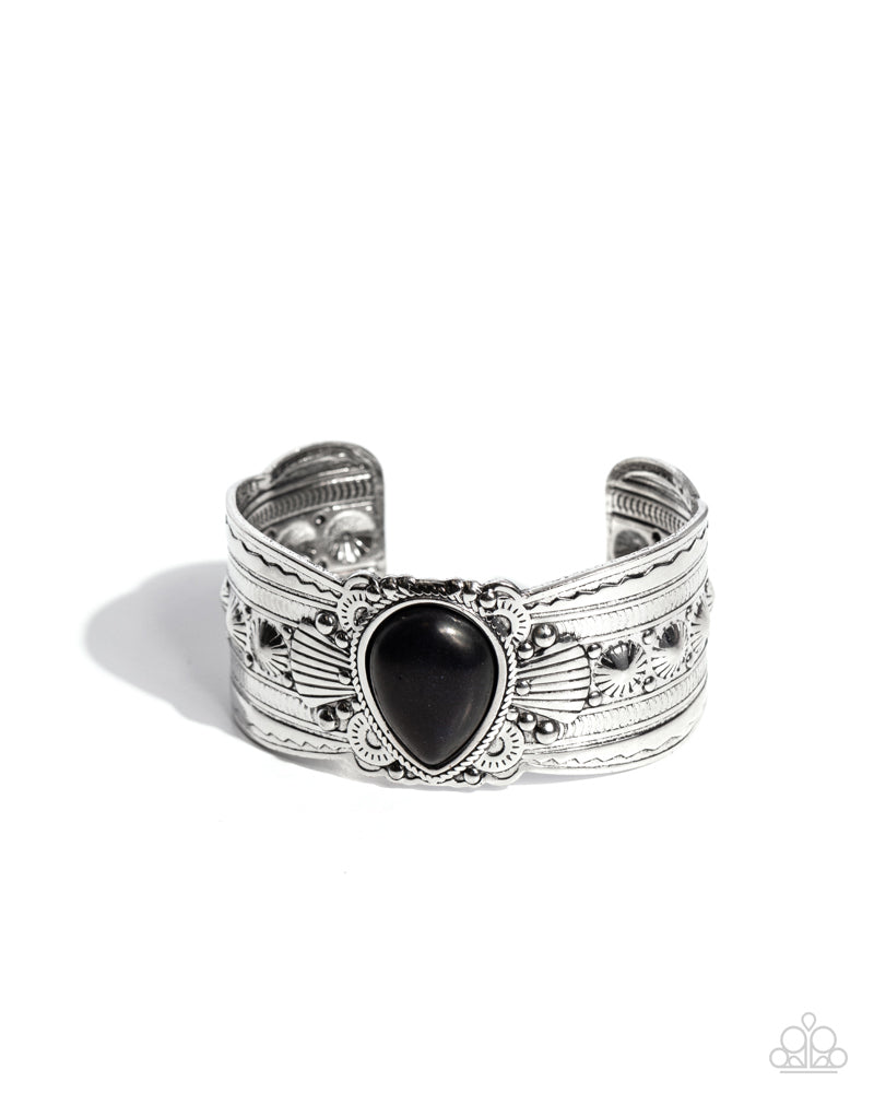 Canyon Cantina Black Bracelet - Paparazzi Accessories