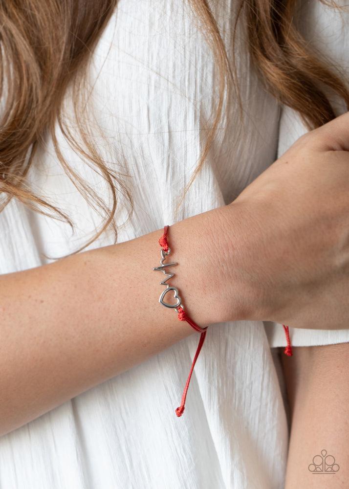 Cardiac Couture Red Bracelet - Paparazzi Accessories