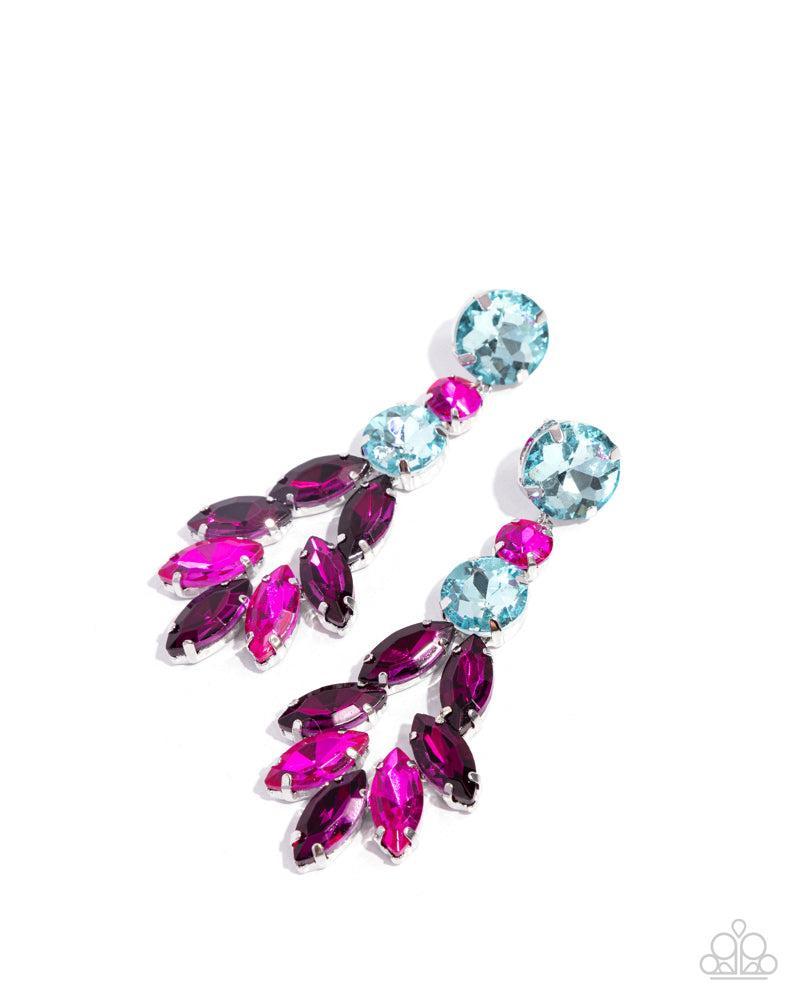 Cascading Cache Multi Earrings - Paparazzi Accessories