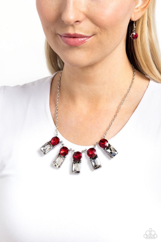 Celestial Royal Red Necklace - Paparazzi Accessories