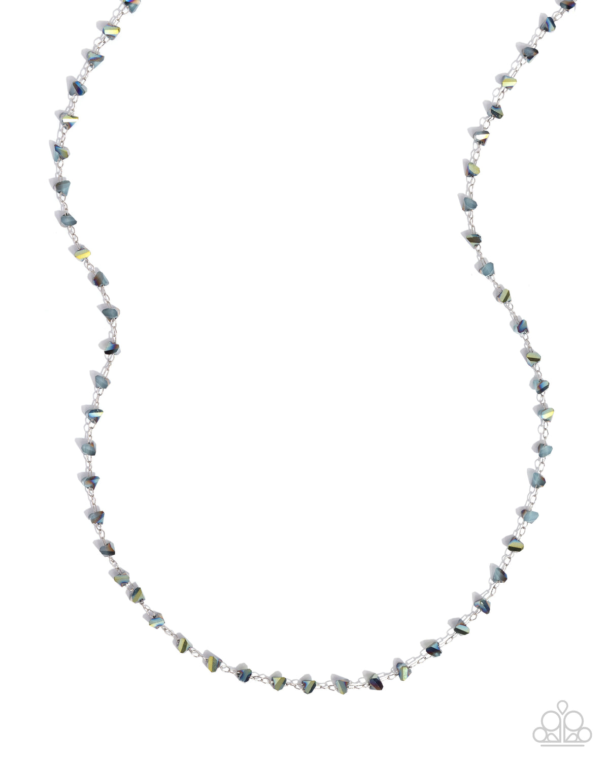 Chiseled Candidate Blue Necklace - Paparazzi Accessories