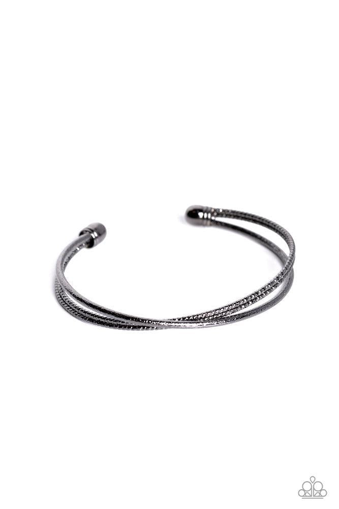 Coachella Curls Black Bracelet - Paparazzi Accessories