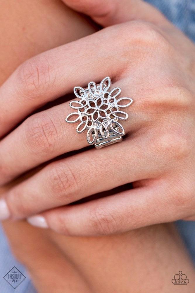 Coastal Chic Silver Ring - Paparazzi Accessories
