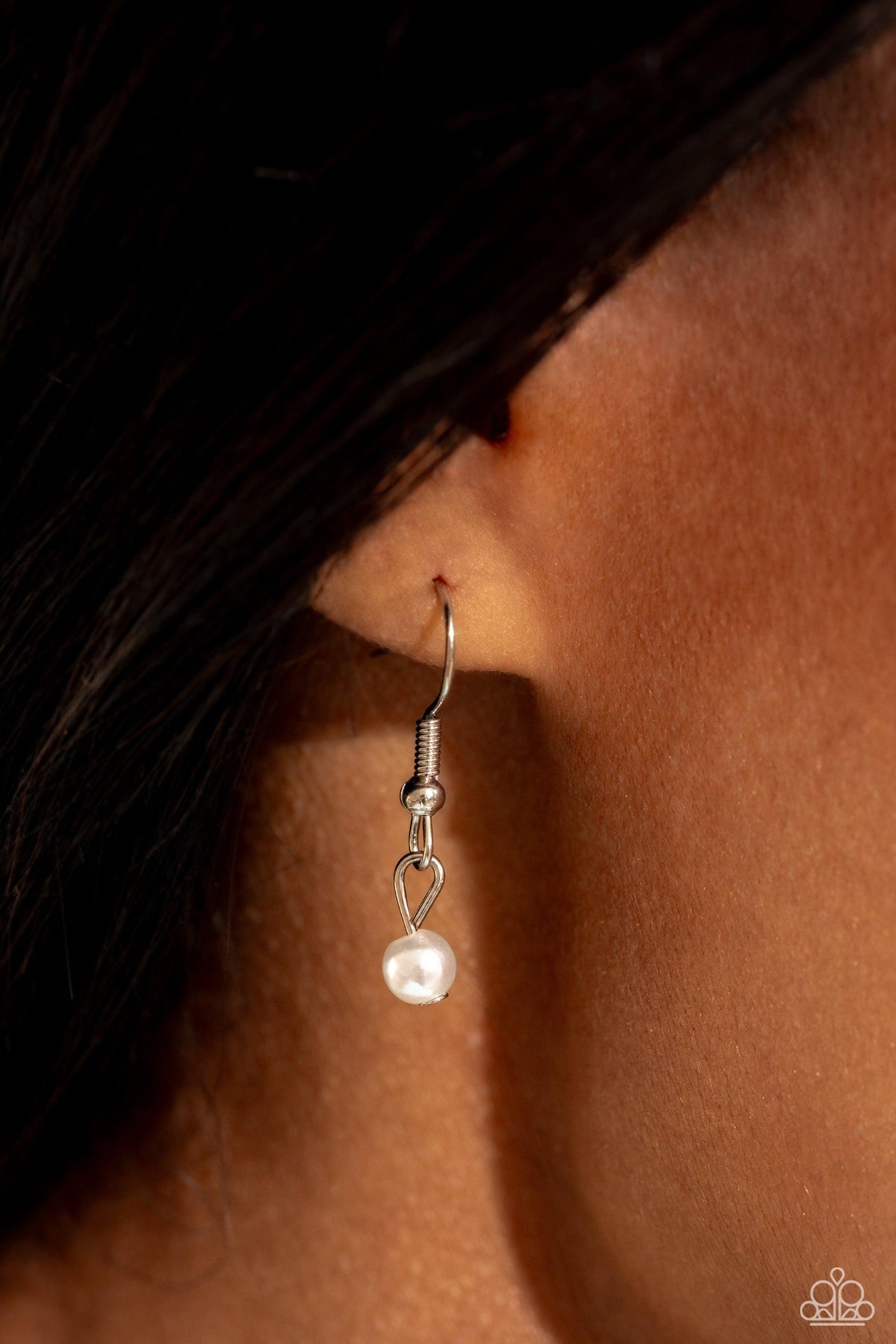 Colorblock Charm Green & Multi Seed Bead and Pearl Necklace - Paparazzi Accessories - free matching earrings -CarasShop.com - Paparazzi Jewelry by Cara Jewels