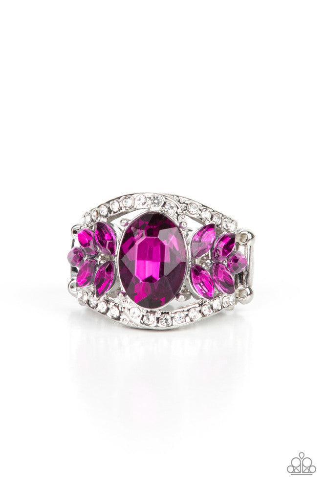 Cosmic Clique Pink Ring - Paparazzi Accessories