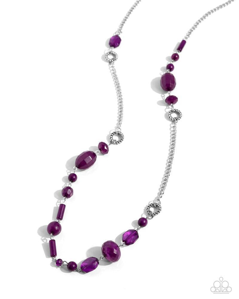Craveable Color Purple Necklace - Paparazzi Accessories