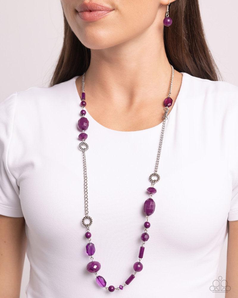 Craveable Color Purple Necklace - Paparazzi Accessories