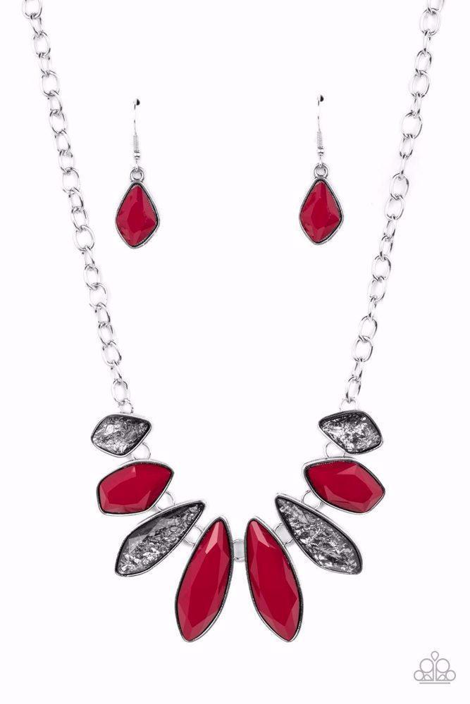 Crystallized Couture Red Necklace - Paparazzi Accessories