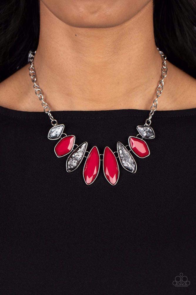 Crystallized Couture Red Necklace - Paparazzi Accessories