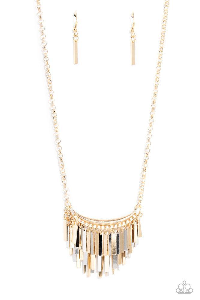 Cue the Chandelier Multi Necklace - Paparazzi Accessories