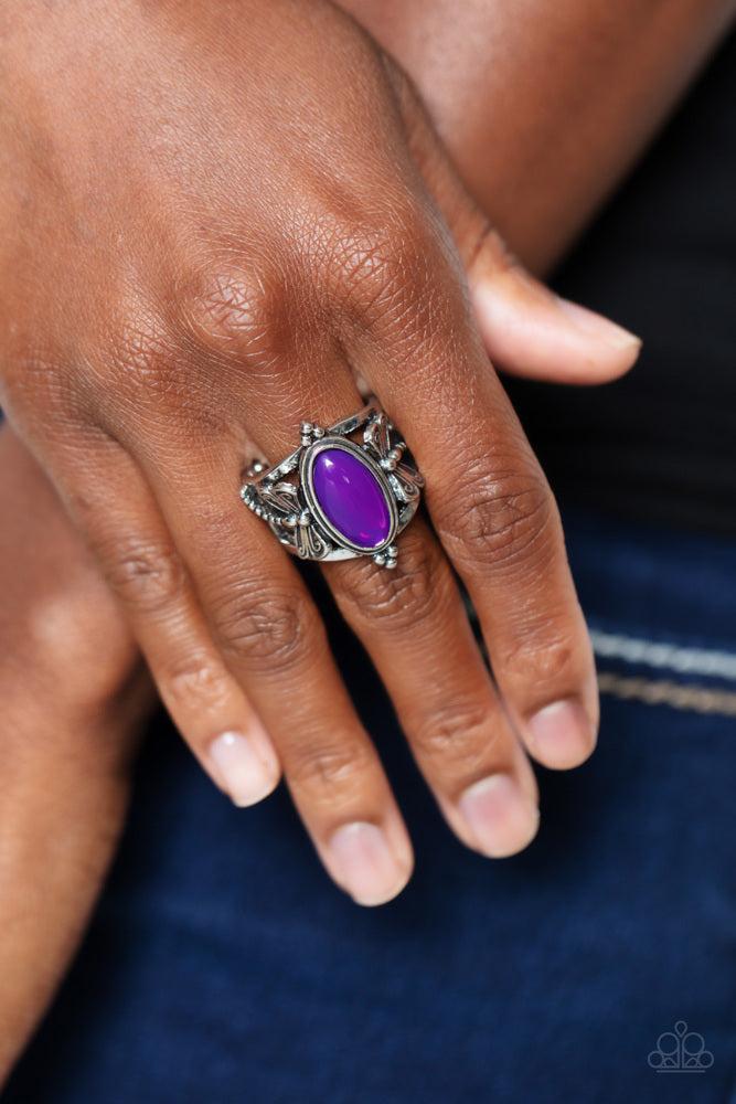 Dance of the Dragonflies Purple Ring - Paparazzi Accessories