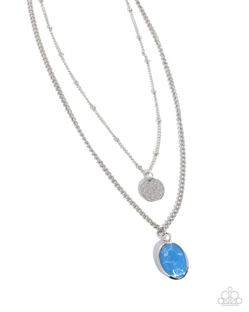 Dedicated Diva Blue Necklace - Paparazzi Accessories