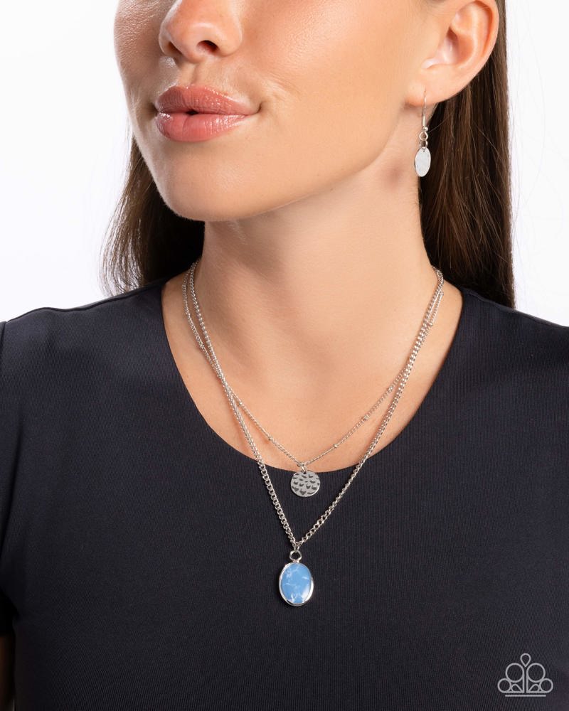 Dedicated Diva Blue Necklace - Paparazzi Accessories