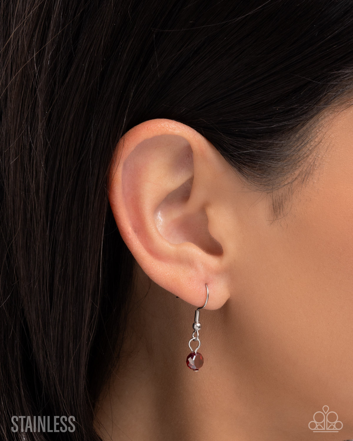 Defaced Decadence Red Rhinestone Choker Necklace - Paparazzi Accessories - free matching earrings - CarasShop.com - Paparazzi Jewelry by Cara Jewels