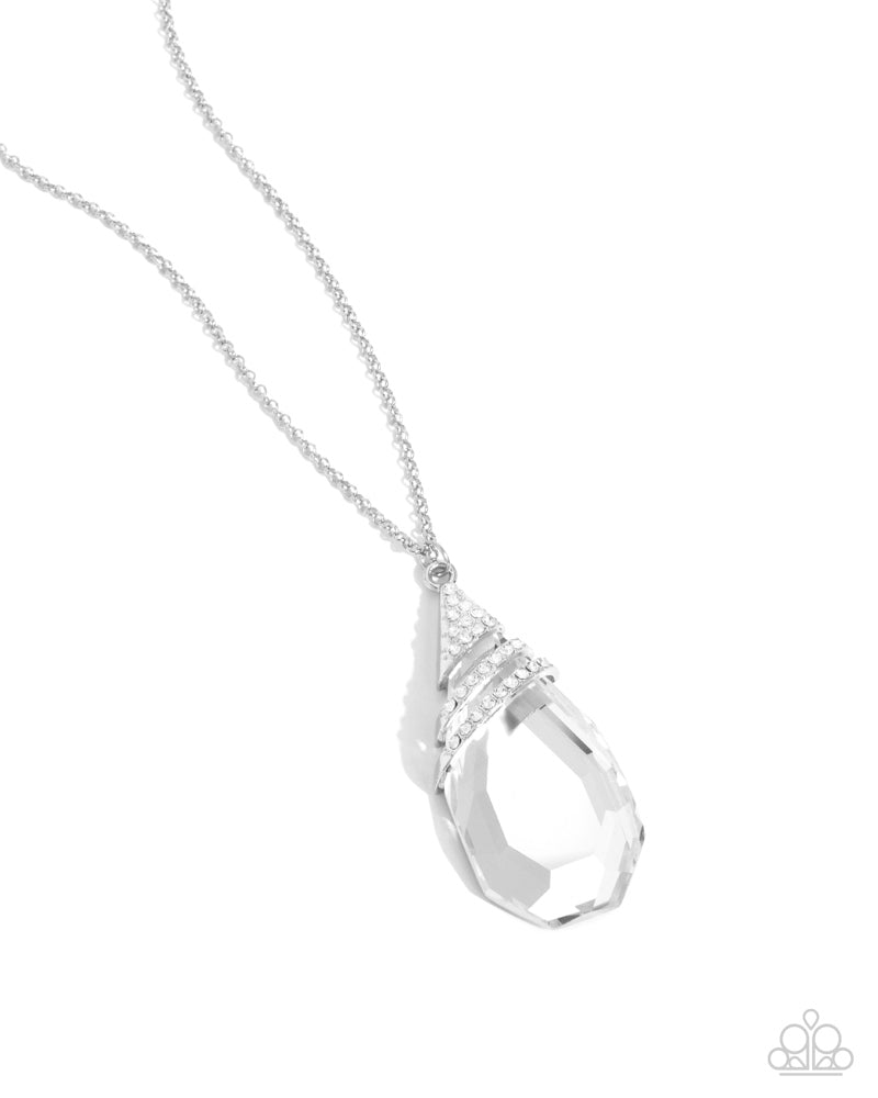 Demandingly Diva White Necklace - Paparazzi Accessories