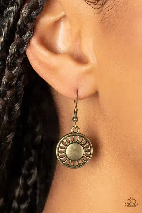 Desert Décor Multi Necklace - Paparazzi Accessories - free matching earrings -CarasShop.com - Paparazzi Jewelry by Cara Jewels