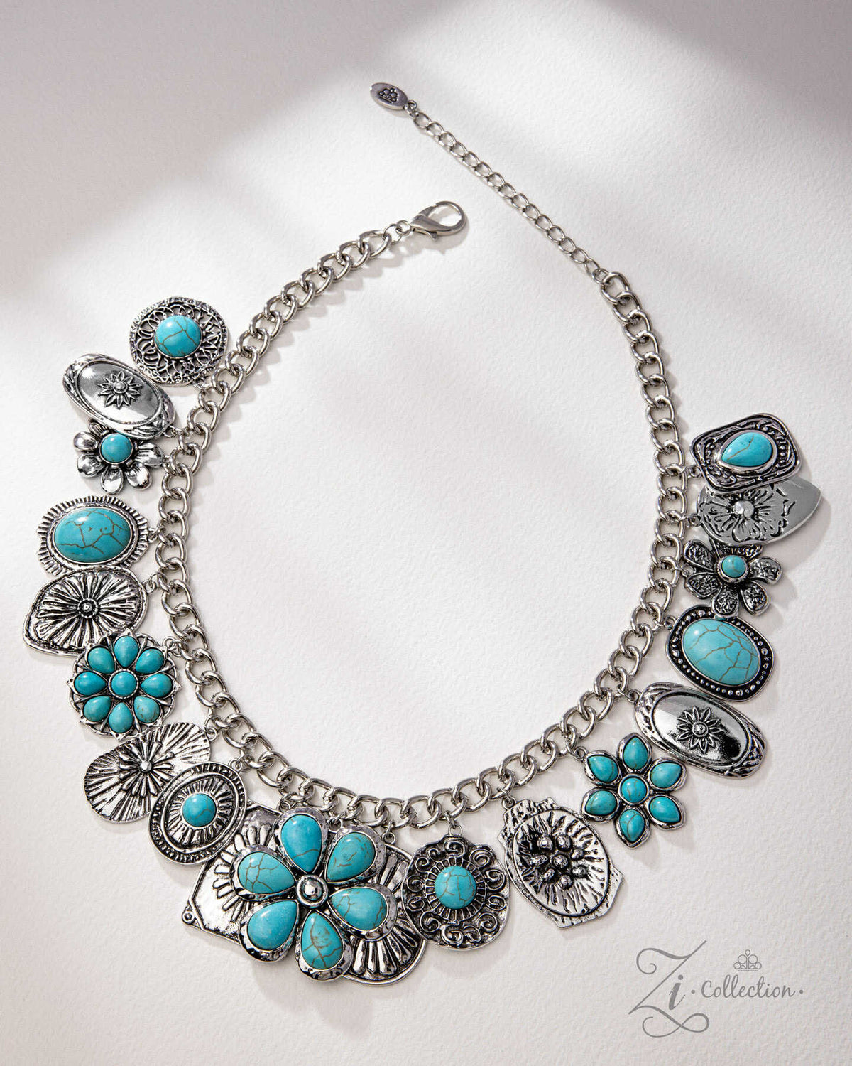 Down-to-Earth 2025 Zi Collection Necklace - Paparazzi Accessories- Flat Lay -CarasShop.com - Paparazzi Jewelry by Cara Jewels