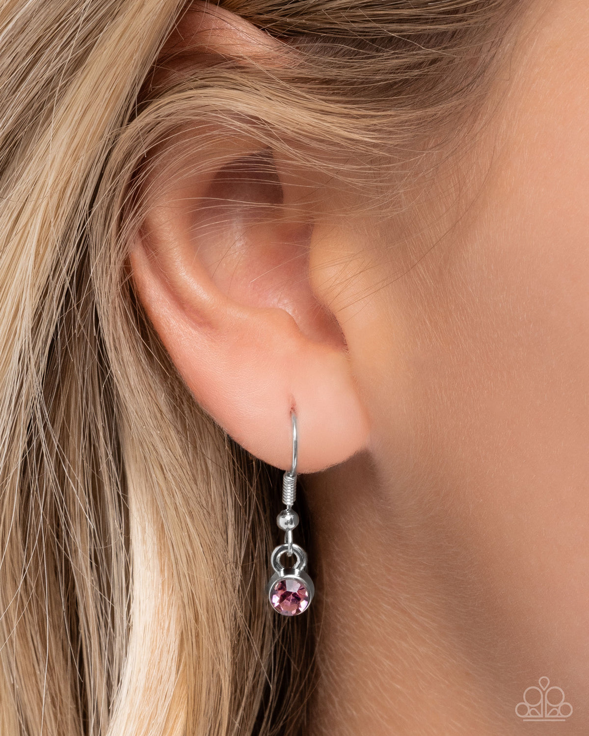 Dragonfly Defiance Purple & Green Rhinestone Necklace - Paparazzi Accessories - free matching earrings -CarasShop.com - Paparazzi Jewelry by Cara Jewels