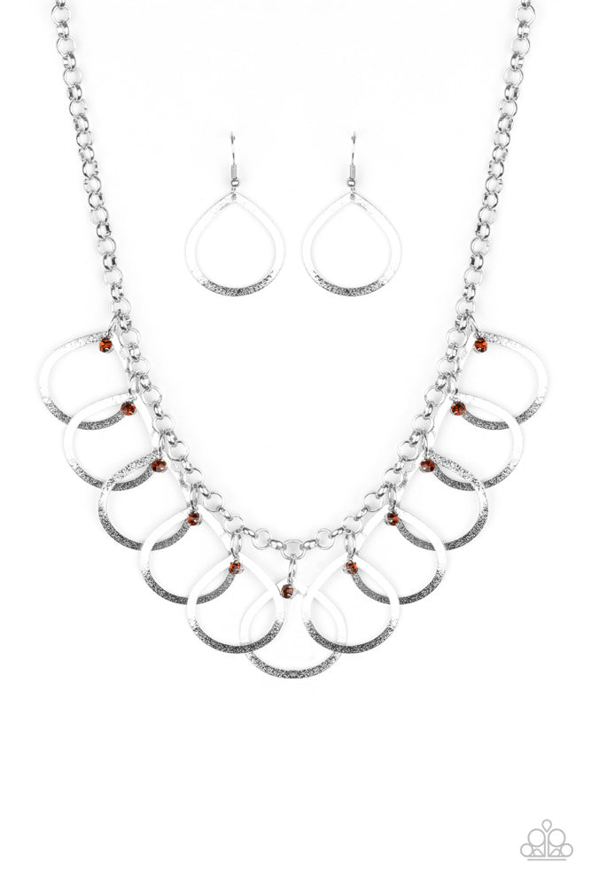Drop by Drop Brown Necklace - Paparazzi Accessories