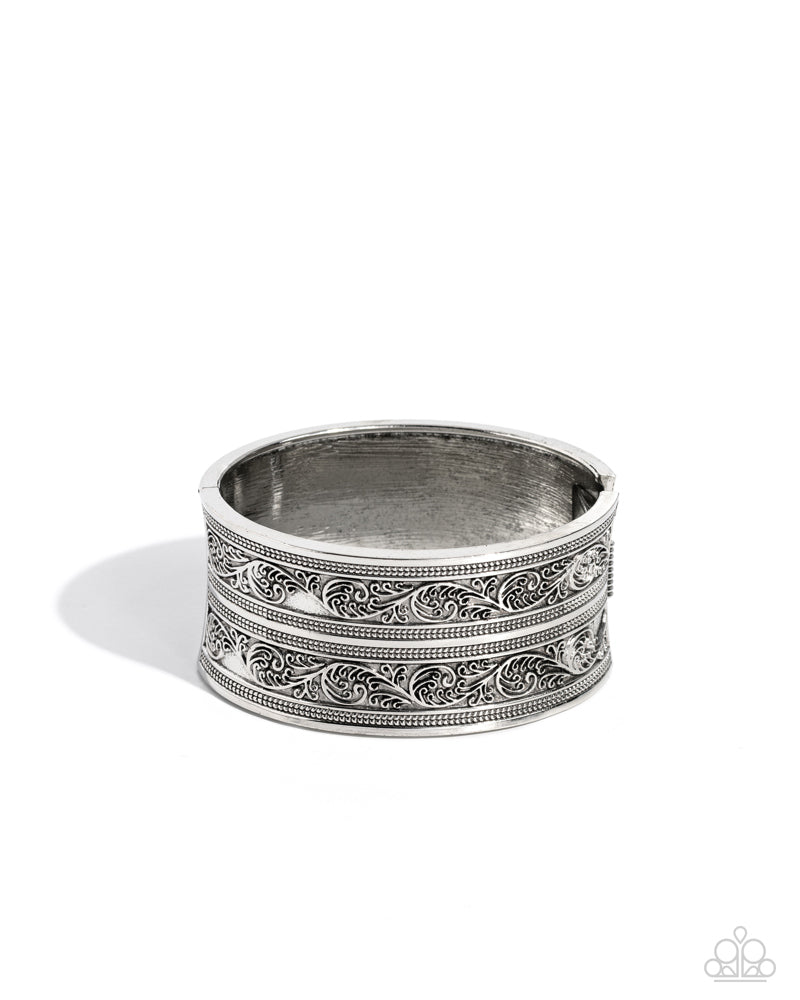 Eclectic European Silver Bracelet - Paparazzi Accessories