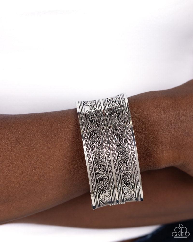 Eclectic European Silver Bracelet - Paparazzi Accessories